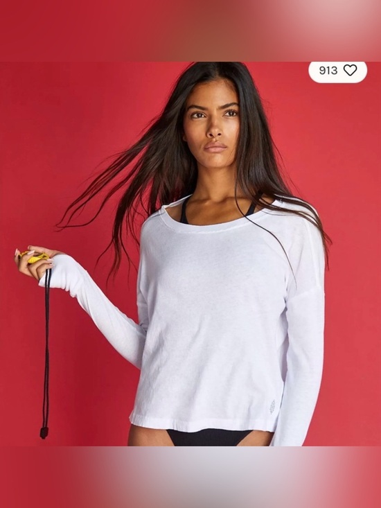 Free People Tops - FREE PEOPLE | ✨NEW✨ Victory Lap Long Sleeve in White